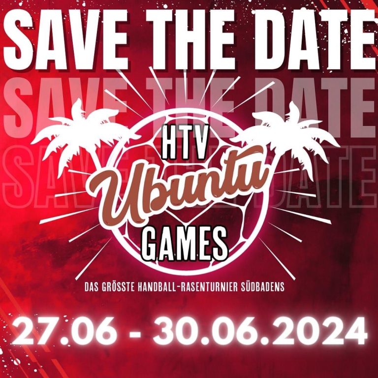 Save the Date UbuntuGames 2024 HTV Meißenheim